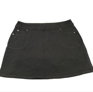 LL Bean, Black Skort, XS, with pockets